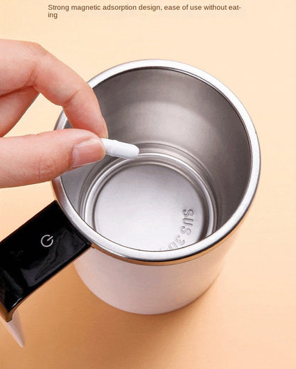 Electric Self-Stirring Coffee Mug – Rechargeable Magnetic Mixer Cup