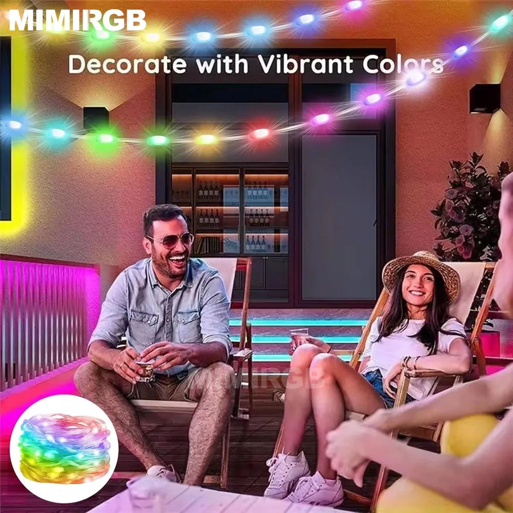 Christmas Tree Fairy String Lights – APP Control, Music Sync, 12 Modes