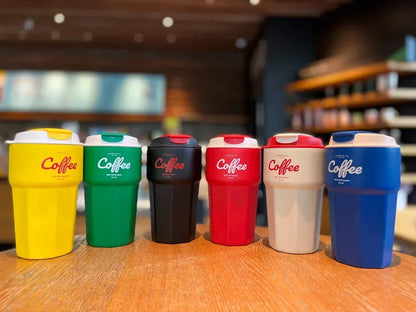 Double Stainless Steel Travel Mug – 420/620ml Portable Vacuum Tumbler