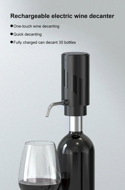 Intelligent Wine Aerator Dispenser - Rechargeable
