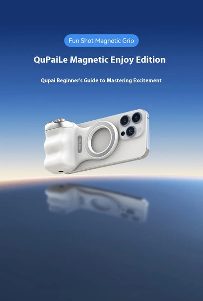 Magnetic Phone Camera Hand Grip – Detachable Remote