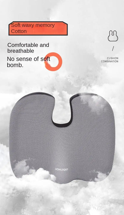 Memory Foam Seat & Backrest Cushion – Orthopedic Support