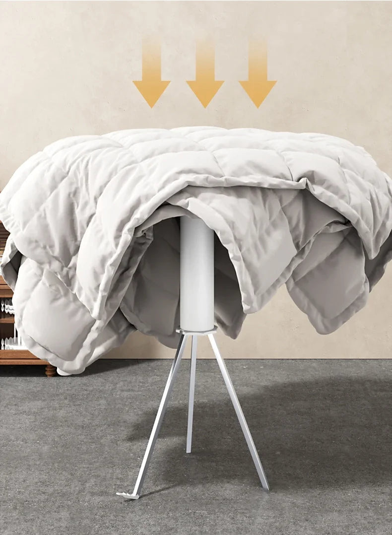 Foldable Clothes Drying Tripod Rack