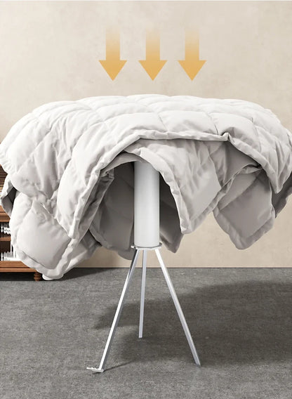 Foldable Clothes Drying Tripod Rack