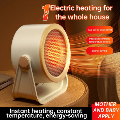 Portable Desktop Electric Heater – Mini Hot Air Blower