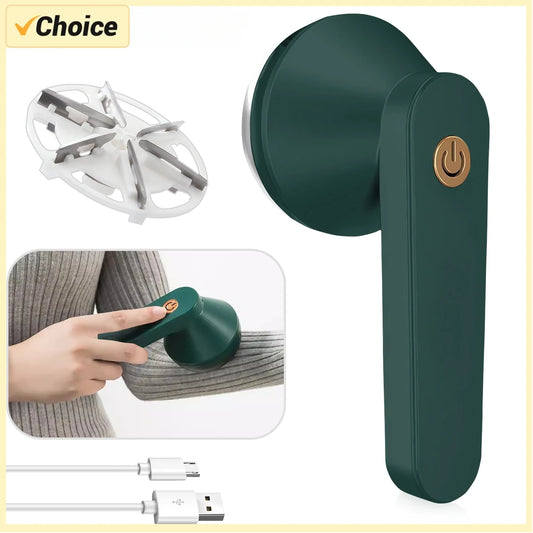 Electric Lint Remover – USB Rechargeable Fabric Hair Trimmer
