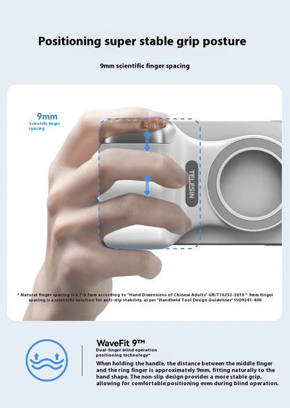 Magnetic Phone Camera Hand Grip – Detachable Remote
