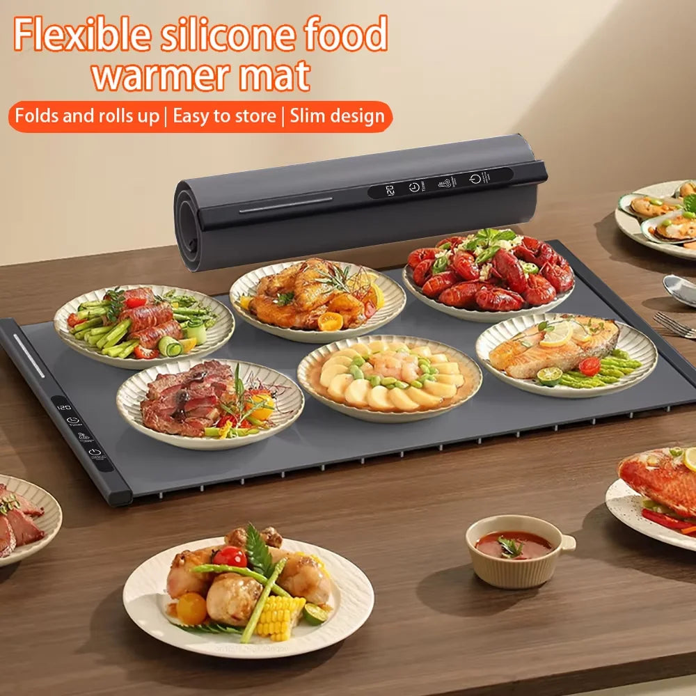 Foldable Electric Warming Tray – Portable Food Warmer