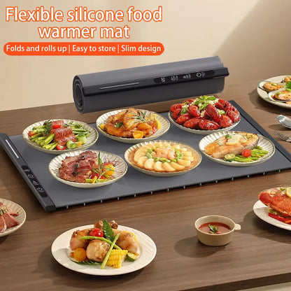 Foldable Electric Warming Tray – Portable Food Warmer