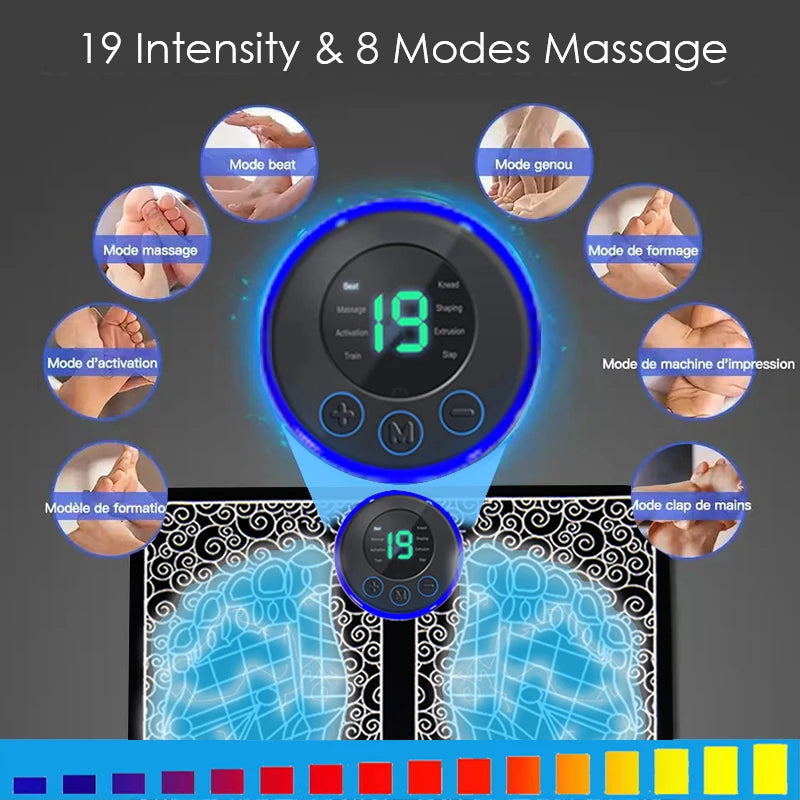 Electric Foot Massager Pad – Muscle Relaxation & Fitness