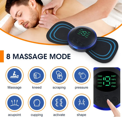 Electric EMS Neck & Muscle Massager – Mini Pain Relief Device