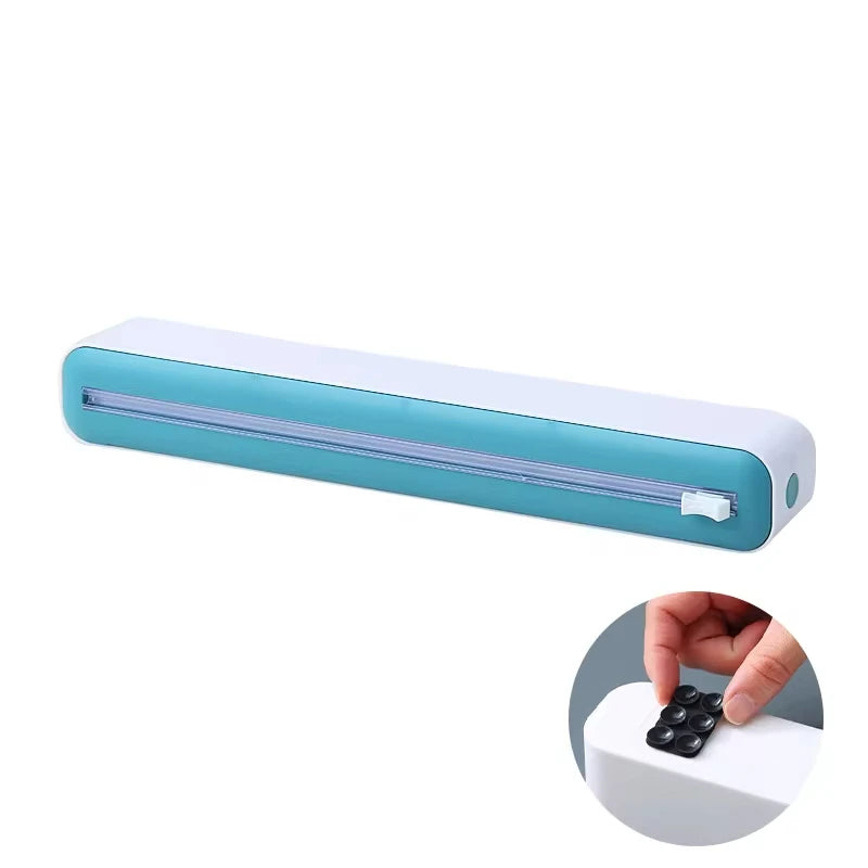 2-in-1 Plastic Wrap & Foil Dispenser with Cutter