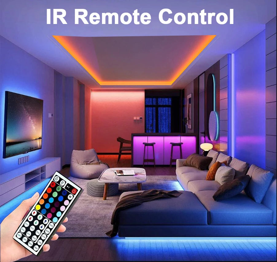 RGB LED Strip Lights – App Controlled Flexible Room Lighting