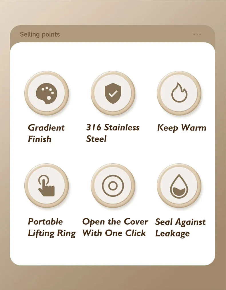 Stainless Steel Vacuum Tumbler – Portable Thermal Water Bottle