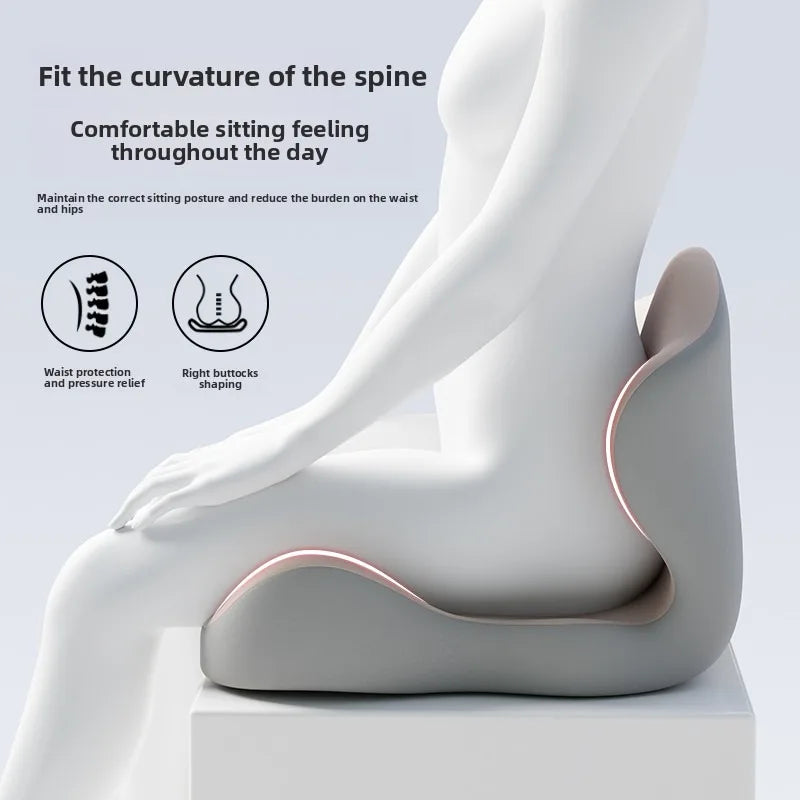 Memory Foam Office Cushion – Spine & Waist Support
