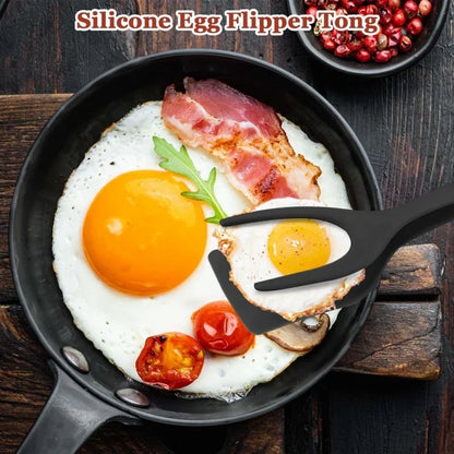 Silicone Grip Flip Tongs