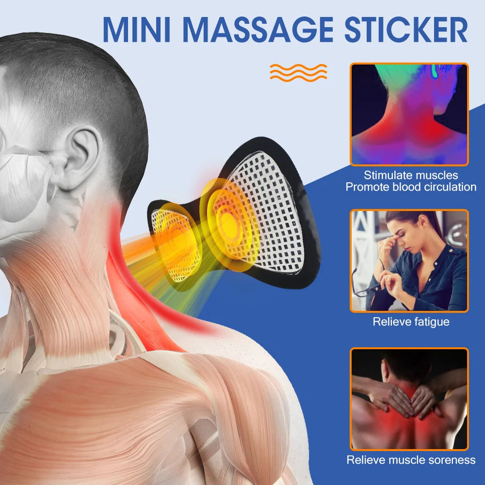Electric EMS Neck & Muscle Massager – Mini Pain Relief Device