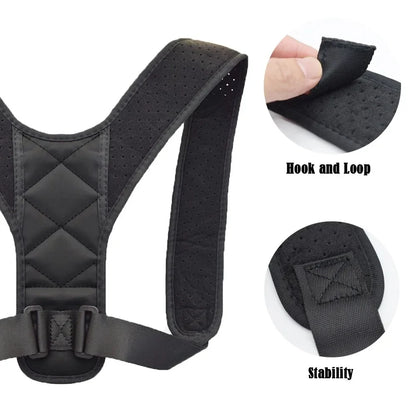 Back Posture Correction Belt Hunchback Corrector* Adult Men and Women Sitting Posture* Correction Belt Shoulder Straight Back*