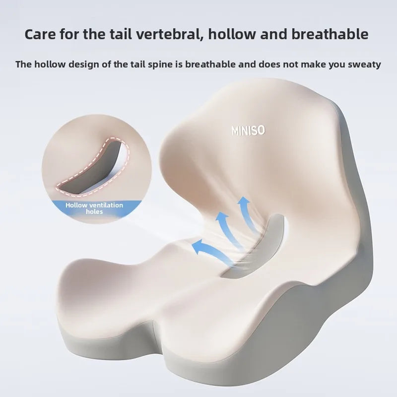 Memory Foam Office Cushion – Spine & Waist Support