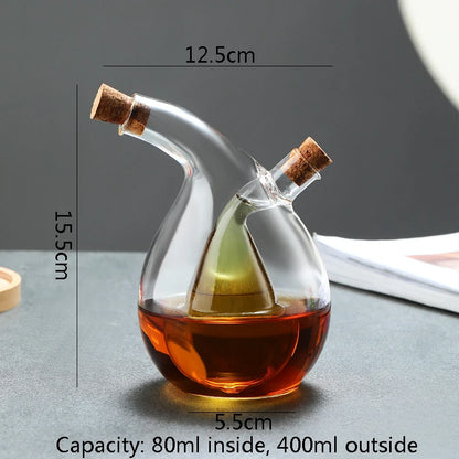 2-in-1 Double Layer oil dispenser Bottle