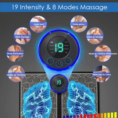 Electric Foot Massager Pad – Muscle Relaxation & Fitness