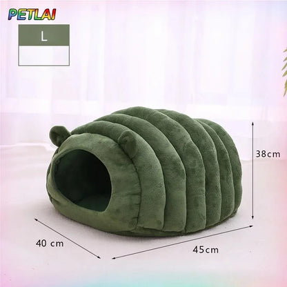 Cat bed mat winter autumn caterpillar cozy sleep house warm Nest safe breathable large space bed warm cat products cushions
