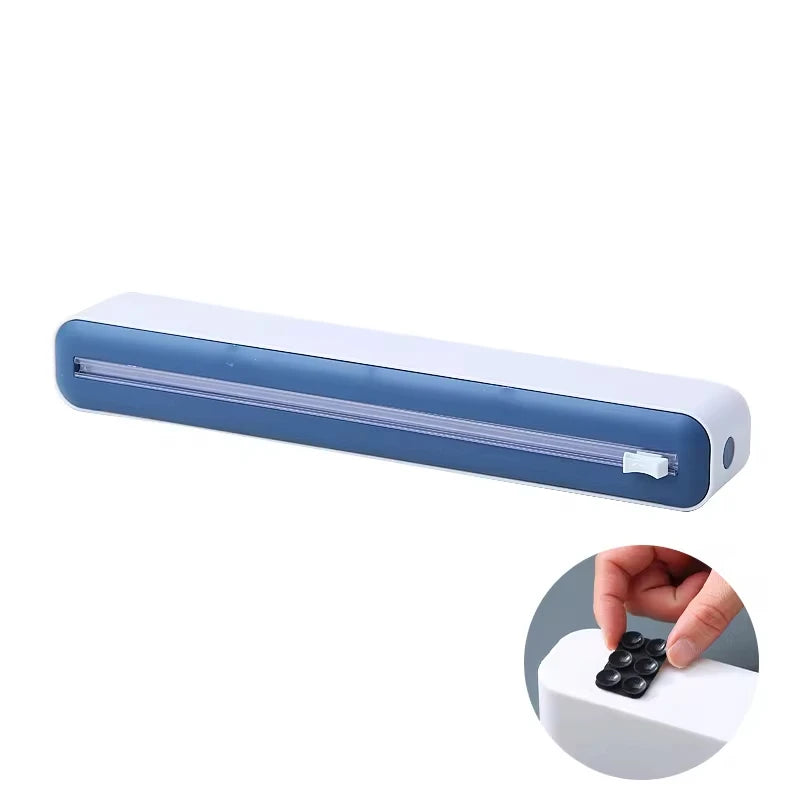 2-in-1 Plastic Wrap & Foil Dispenser with Cutter