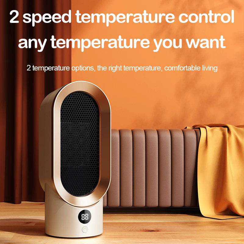 Portable Mini Electric Heater – PTC Ceramic Fan Heater