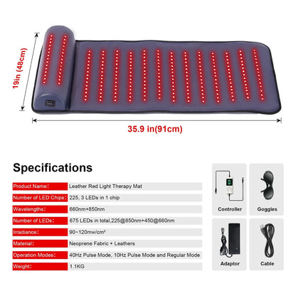 Red Light Therapy Mat – Full Body Pain Relief