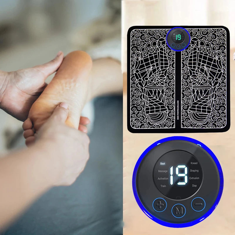 Electric Foot Massager Pad – Muscle Relaxation & Fitness