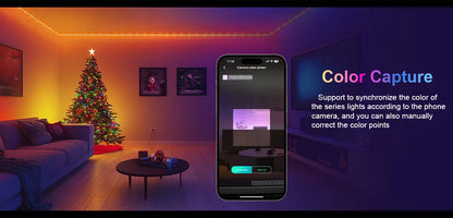 Christmas Tree Fairy String Lights – APP Control, Music Sync, 12 Modes