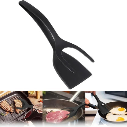 Silicone Grip Flip Tongs