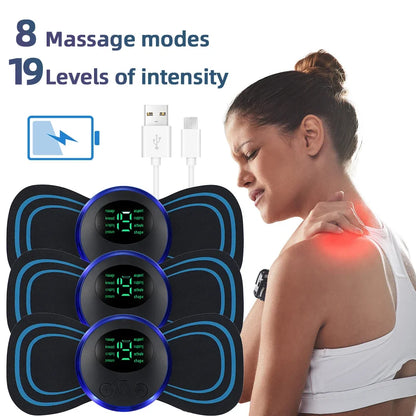 Electric EMS Neck & Muscle Massager – Mini Pain Relief Device
