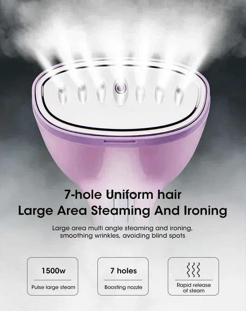 1500W Handheld Garment Steamer For Clothes 330ml Portable Household Fabric Small Electric Steam Iron Machine For Home Travel Use