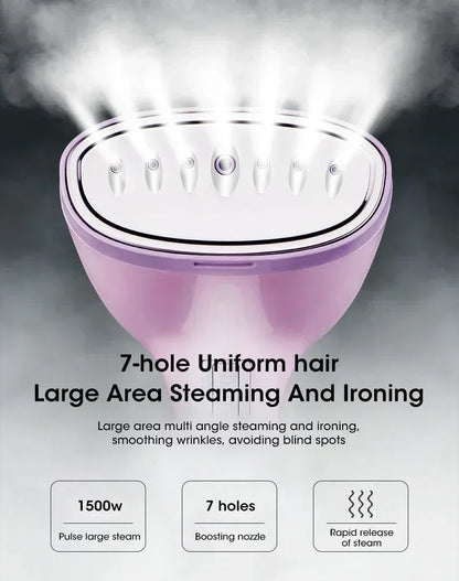 1500W Handheld Garment Steamer For Clothes 330ml Portable Household Fabric Small Electric Steam Iron Machine For Home Travel Use