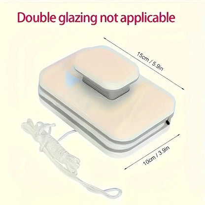 Double-Sided Magnetic Window Cleaner – High-Rise Glass Tool