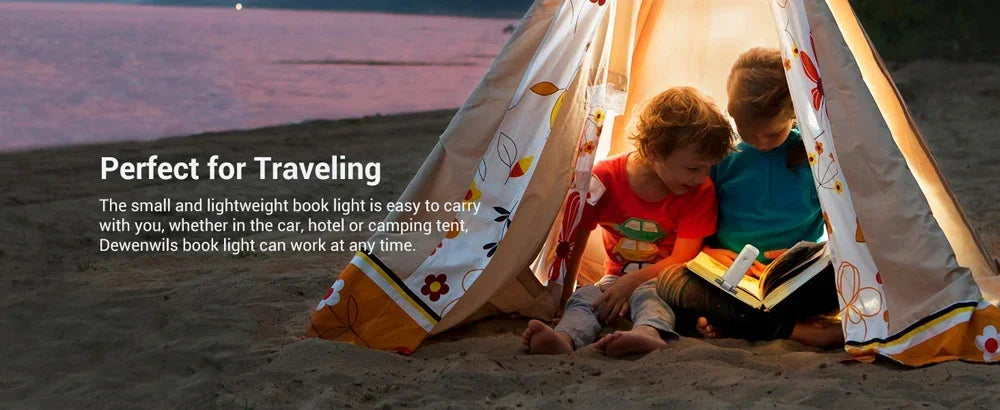 LED Clip-On Book Light – Eye-Care Reading Lamp