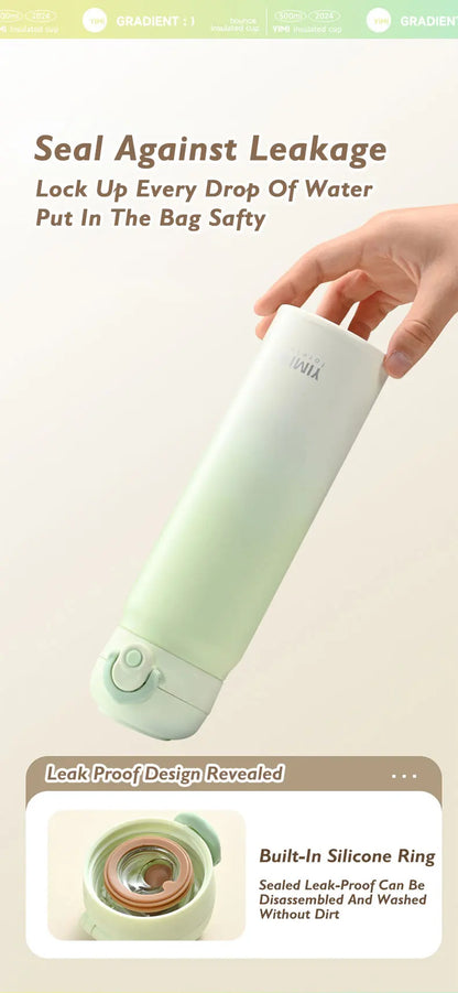 Stainless Steel Vacuum Tumbler – Portable Thermal Water Bottle