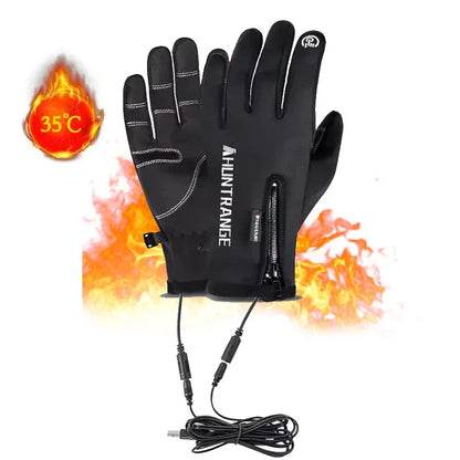 USB Heated Gloves – Touchscreen & Waterproof Thermal Mittens