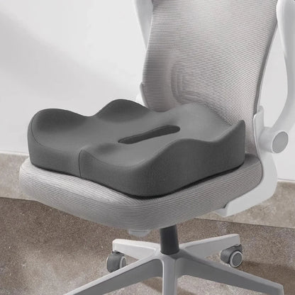 1pc Ergonomic Memory Foam Seat Cushion 3D Support Cushion Washable Polyester Car Office Essentials Comfortable for Long Sitting