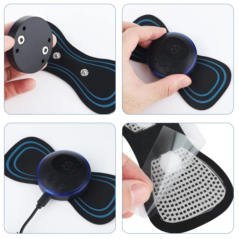 Electric EMS Neck & Muscle Massager – Mini Pain Relief Device