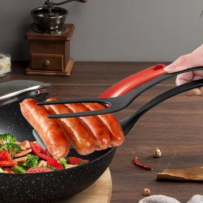 Silicone Grip Flip Tongs