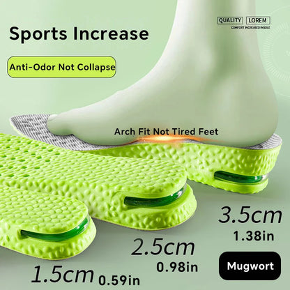 Height Increase Insoles (Unisex) – Shock-Absorbing Comfort Shoe Pads