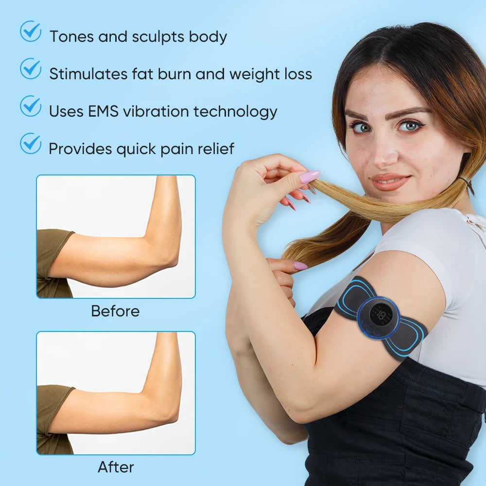 Electric EMS Neck & Muscle Massager – Mini Pain Relief Device