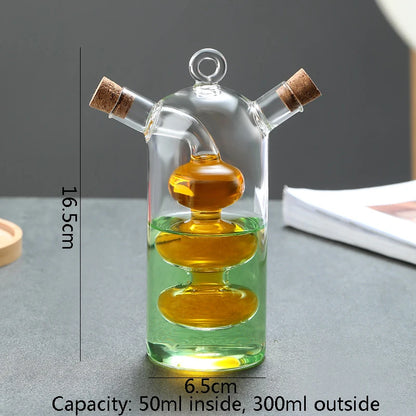 2-in-1 Double Layer oil dispenser Bottle