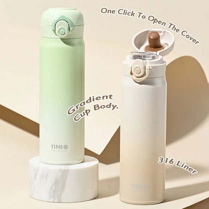 Stainless Steel Vacuum Tumbler – Portable Thermal Water Bottle