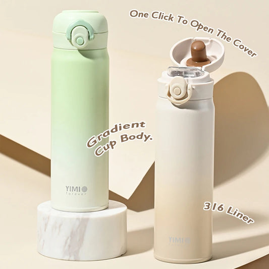 Stainless Steel Vacuum Tumbler – Portable Thermal Water Bottle