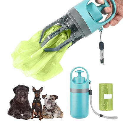 Portable Dog Pooper Scooper with Bag – Pet Waste Grabber & Picker