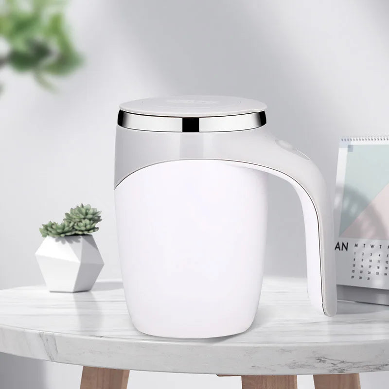 Automatic Self-Stirring Mug – Rechargeable Magnetic Coffee Cup