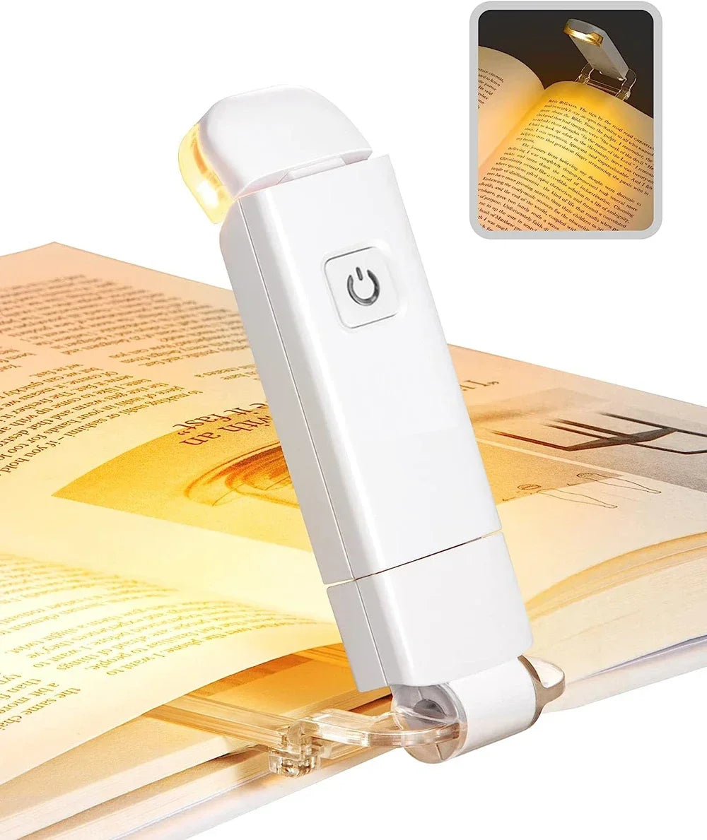 LED Clip-On Book Light – Eye-Care Reading Lamp